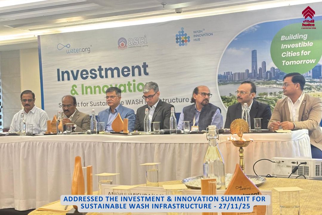 Addressed the investment and innovation summit for sustainable wash infrastructure