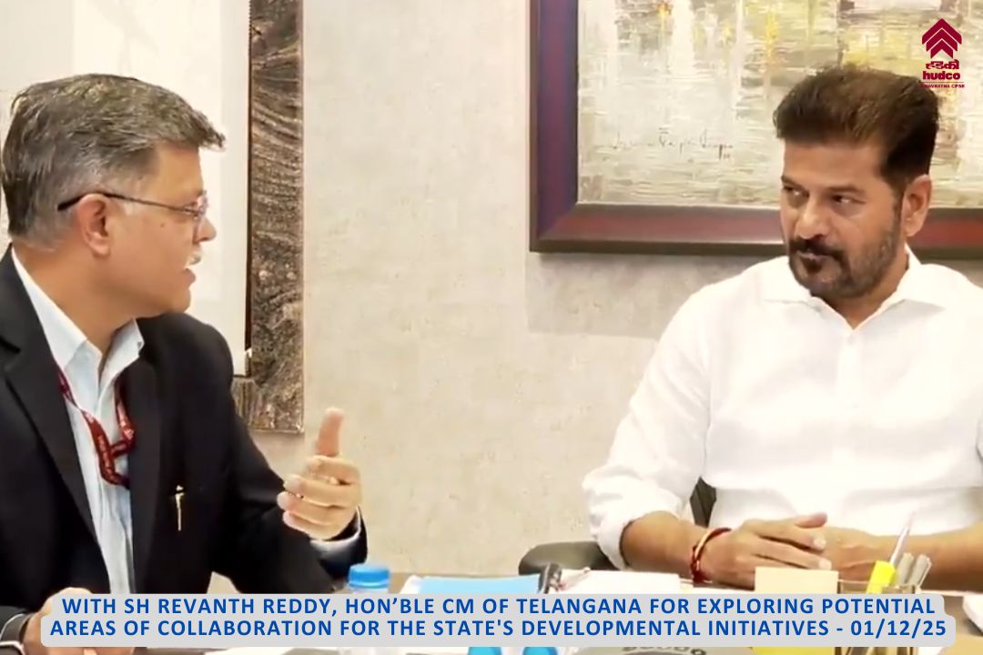 With Shri Revanth Redy, Honble CM of Telangana for explorinjg potential areas of collaboration